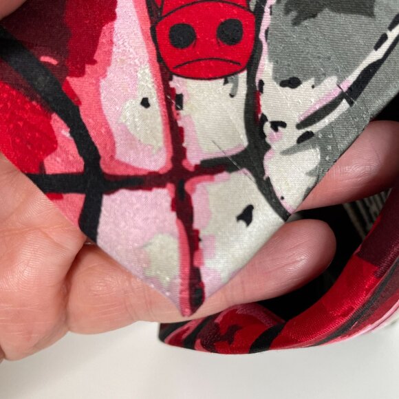 Ralph Marlin Chicago Bulls NBA Necktie Silk Red Black RM Sport Basketball Fan - Picture 7 of 9